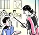 Teacher Beats Students with Slipper for Not Doing Homework