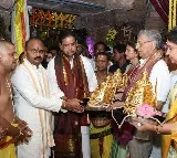 Penna Cements Head Donates Rs 66 Crore Golden Crowns to Ontimitta Temple