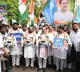 Congress Leaders Stage Protest Outside ED Office in Hyderabad