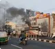 Vijayawada Bus Stand Fire Travels Bus Completely Burns
