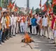 Anjan Kumar Yadavs Effigy Burned by BJP