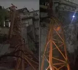 Massive Crane Collapse in Abids Hyderabad
