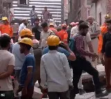 Delhi Building Collapse Four Killed Several Trapped