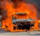 Car Catches Fire on Tirumala Ghat Road