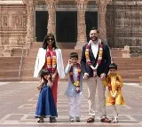 JD Vance Family Visits Akshardham Temple in Delhi