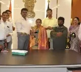 Palnadu 10th Class Topper Awarded Land