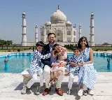 JD Vances Taj Mahal Visit Musk Comments on Family Photo