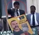 Pakistani diplomat's throat-slitting gesture sparks outrage in London protest