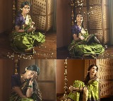 Pooja Hegde poses in a 70-year-old saree from her vintage closet