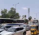 Massive Traffic Jam on Vijayawada Highway