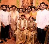 NV Ramana, Venkaiah Naidu, Revanth Reddy Among Guests at Devineni Uma’s Son’s Wedding
