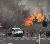 Massive Wildfire Engulfs Jerusalem Suburbs Vehicles Escape Blazing Inferno