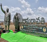 Amaravatis Grand Re inauguration Iron Sculptures Steal the Show