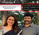 Pragya Jaiswal Makes Interesting Comments About Balakrishna; Instagram Story Goes Viral