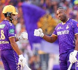 Andre Russells Power Hitting Leads KKR to a Huge Score