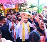 Minister Nara Lokesh Visits Mahankaali Temple