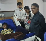 Allu Aravind Visits Injured Sri Tej