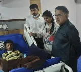 Allu Aravind Visits Injured Sri Tej