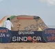 Stunning Sand Art on Operation Sindhoor by Sudarsan Pattnaik