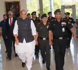Rajnath Singh Meets with Chiefs of Staff Amidst Pakistan Drone Attack