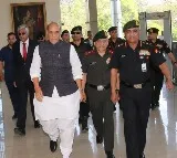 Rajnath Singh Meets with Chiefs of Staff Amidst Pakistan Drone Attack