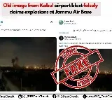 PIB Fact Check finds Kabul airport blast image used to claim explosion in Jammu