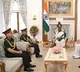 President Droupadi Murmu Meets CDS and Tri Services Chiefs