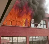 Massive Fire Erupts at Delhis Sri Guru Gobind Singh College