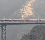 Successful Trial Run of Special Train on Chenab Bridge