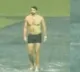Tim Davids Playful Swim in Flooded Chinnaswamy Stadium