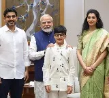 AP Minister Nara Lokesh Meets PM Modi in Delhi