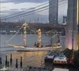 Mexican Navy sailboat crashes into Brooklyn Bridge