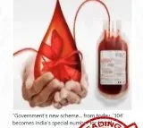 PIB Clarifies Blood on Call 104 Helpline Viral News is Fake