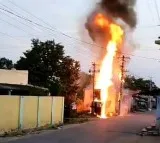Mandamarri Transformer Explodes Fire Erupts