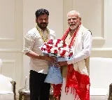 Revanth Reddy Meets Prime Minister Narendra Modi