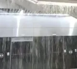 Mumbai Rains Passengers Afraid to Exit Metro Train After Station Floods
