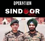 Operation Sindoor Logo Created by Lt Col Harsh Gupta Havildar Surinder Singh