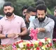 Jr NTR and Kalyan Ram Pay Tributes at NTR Ghat