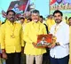 Nara Lokesh Presents Yuva Galam Coffee Table Book to Chandrababu at Mahanadu