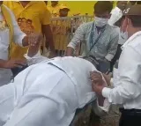 Jaleel Khan Collapses at Kadapa Mahanadu