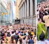 Indian Wedding Barat Blocks Wall Street in New York