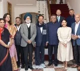 Ravi Shankar Prasad-led delegation meets UK's Shadow Foreign Secretary Priti Patel