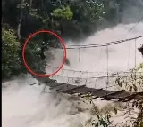 Kiren Rijiju Shares Video of Man Crossing Flooded River in Arunachal Pradesh
