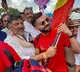 RCB team gets grand welcome at B'luru airport, Shivakumar gifts Kannada flag to Virat Kohli