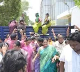 Sakshi Office Tension in Vijayawada Management Locks Office