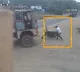 Lorry hits bike youth Escaped in Aswaraopeta