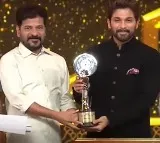 Allu Arjun Receives Telangana Gaddar Award from Revanth Reddy