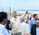 Chandrababu Naidu inspects Yogandhra arrangements in Vizag