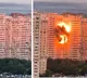 Kyiv Apartment Building Hit in Russian Drone Attack