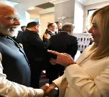 Giorgia Meloni Modi Melody moment at G7 Summit goes viral